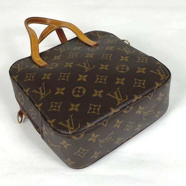 1000066761234 12 Louis Vuitton Spontini Handbag Monogram Brown