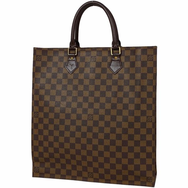 1000066773022 11 Louis Vuitton Sac Plat Tote Bag Damier Brown