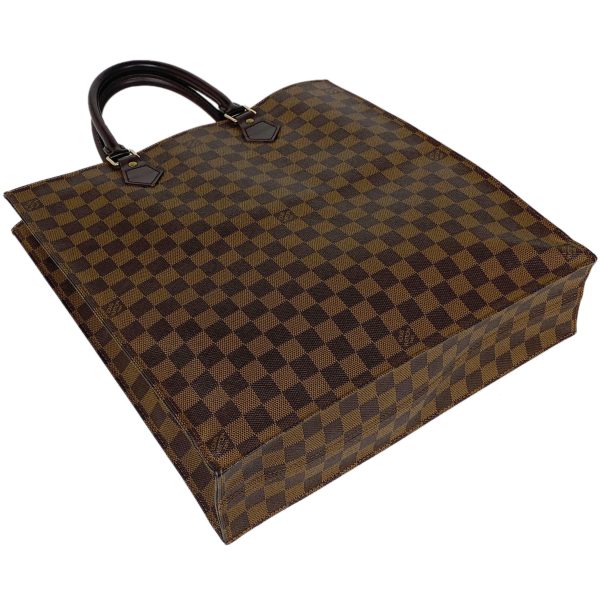 1000066773022 12 Louis Vuitton Sac Plat Tote Bag Damier Brown