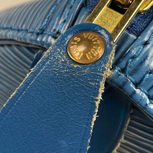 1000066788897 14 Louis Vuitton Speedy 30 Mini Boston Bag Epi Blue