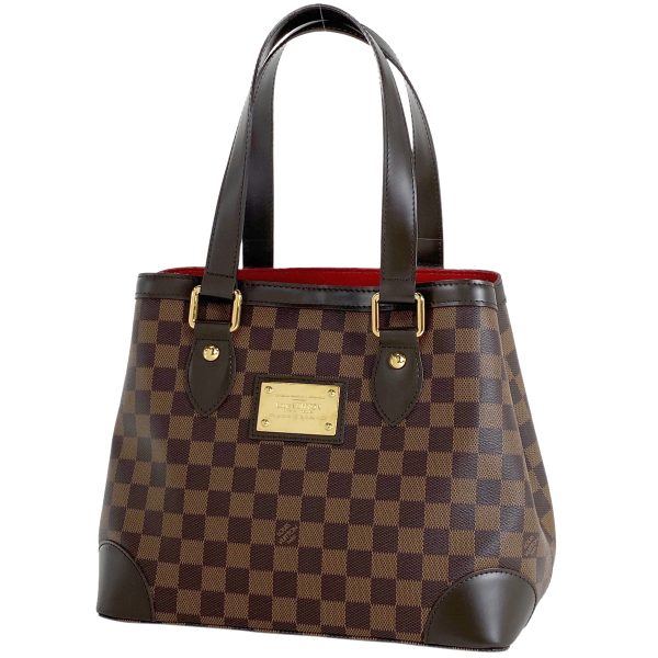 1000066789047 11 Louis Vuitton Hampstead PM Tote Bag Damier Brown