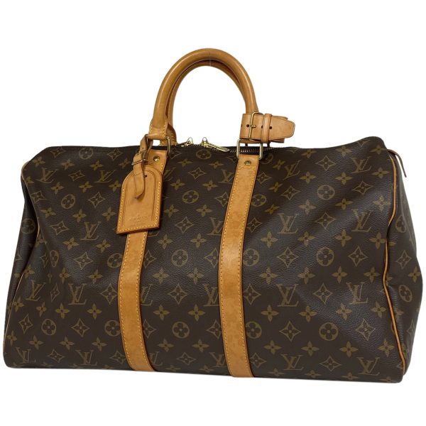 1000066835096 11 Louis Vuitton Keepall 45 Travel Business Boston Bag Monogram Brown