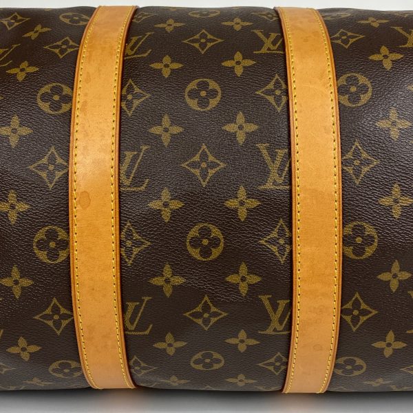 1000066835096 12 Louis Vuitton Keepall 45 Travel Business Boston Bag Monogram Brown