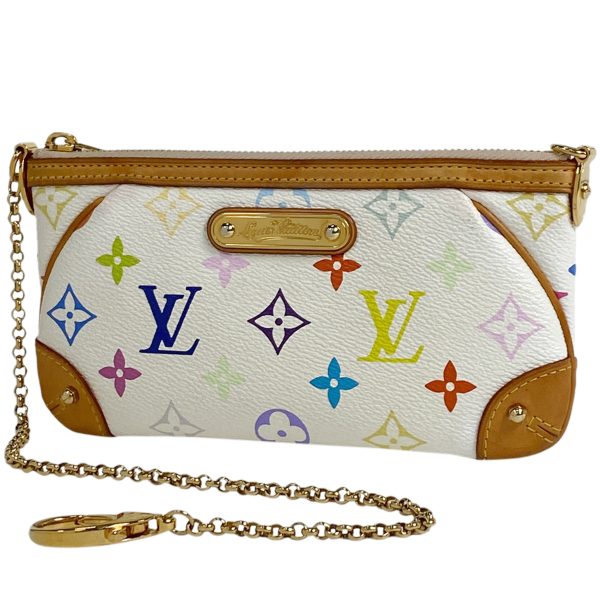 1000066845446 11 Louis Vuitton Pochette Mila MM Makeup Cosmetics Pouch Monogram White