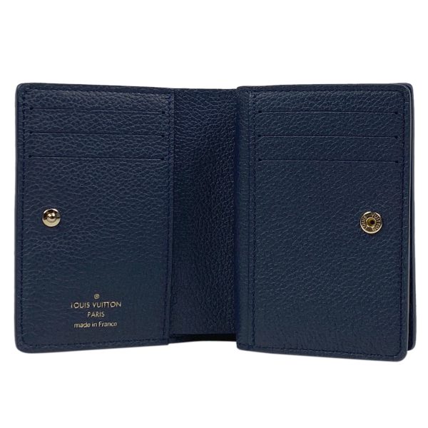 1000066845934 18 Louis Vuitton Portefeuille Claire Monogram Empreinte Navy