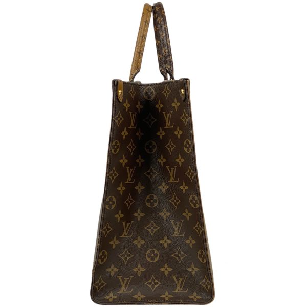 1000066846146 12 Louis Vuitton On the Go GM 2WAY Shoulder Tote Bag Monogram Reverse Brown