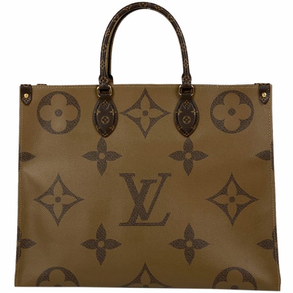 1000066846146 13 Louis Vuitton On the Go GM 2WAY Shoulder Tote Bag Monogram Reverse Brown