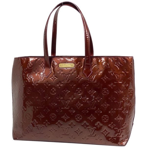 1000066848911 11 Louis Vuitton Wilshire MM Tote Bag Monogram Vernis Bordeaux