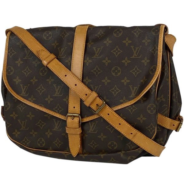 1000066871087 11 Louis Vuitton Saumur 35 Crossbody Monogram Brown