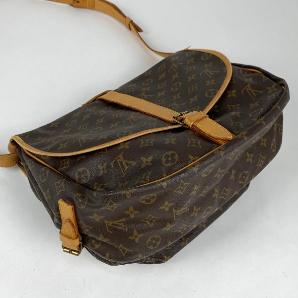 1000066871087 12 Louis Vuitton Saumur 35 Crossbody Monogram Brown