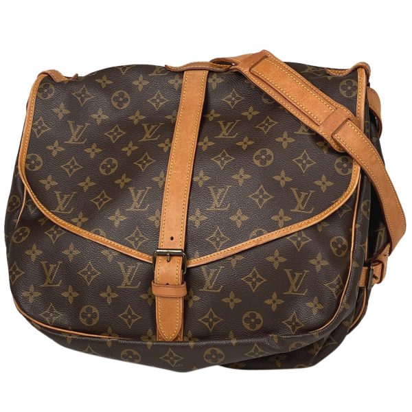 1000066912322 11 Louis Vuitton Saumur 35 Crossbody Bag Monogram Brown