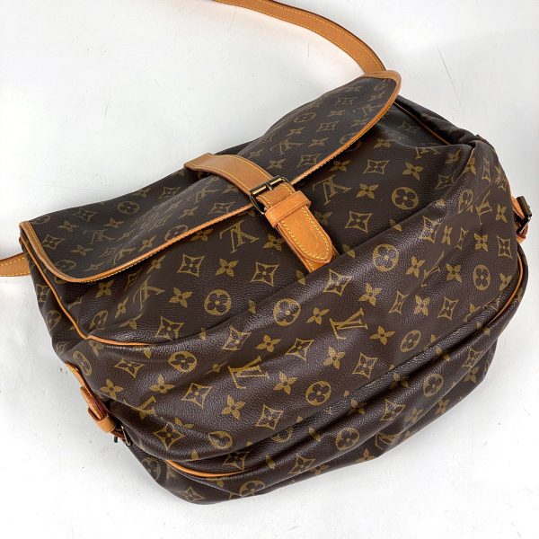 1000066912322 12 Louis Vuitton Saumur 35 Crossbody Bag Monogram Brown