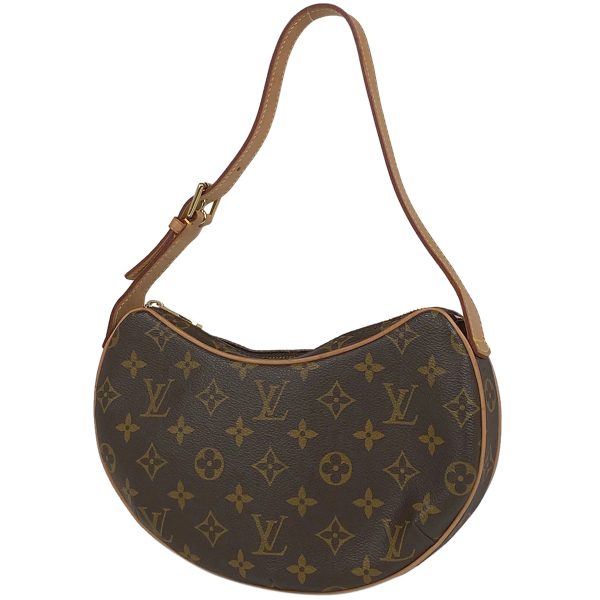 1000066921409 11 Louis Vuitton Pochette Croissant Shoulder Bag Monogram Brown