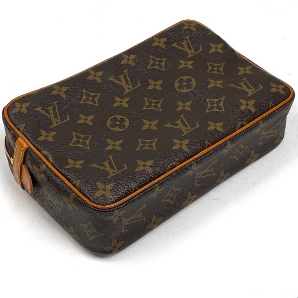 1000066980598 12 Louis Vuitton Compiègne 23 Monogram Clutch Bag Brown