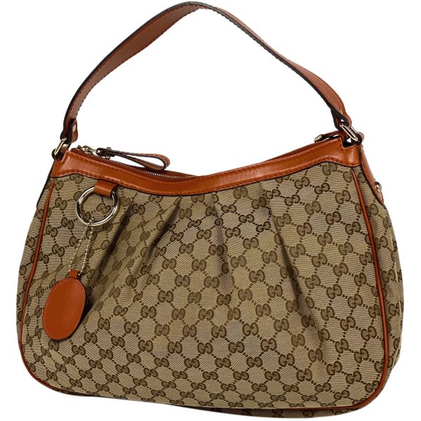 1000067075040 11 Gucci GG Pattern Sookie Shoulder Bag One Shoulder GG Canvas Brown