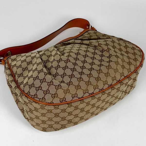 1000067075040 12 Gucci GG Pattern Sookie Shoulder Bag One Shoulder GG Canvas Brown