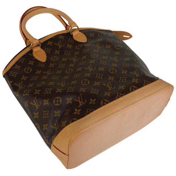 1000067082802 12 Louis Vuitton Lockit Vertical Tote Bag Monogram Brown