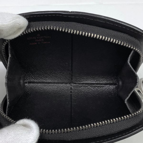 1000067096410 16 Louis Vuitton Portomone Epi Z Round Zipper Coin Purse Black