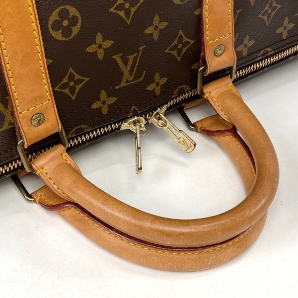 1000067177508 17 Louis Vuitton Keepall 55 Monogram Travel Business Boston Bag Brown