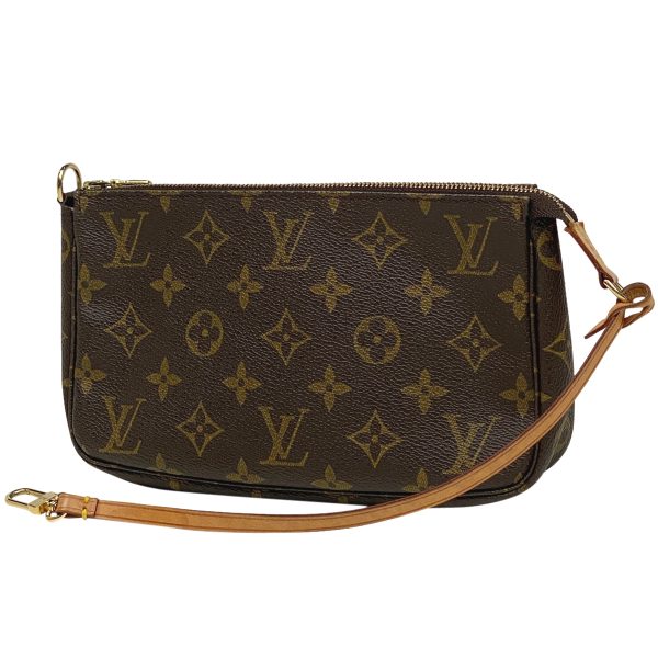 1000067177799 11 Louis Vuitton Pochette Accessories Monogram Makeup Pouch Brown