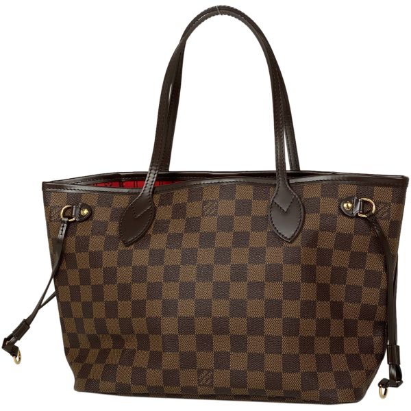 1000067288075 11 Louis Vuitton Neverfull PM Shopping Tote Bag Damier Brown