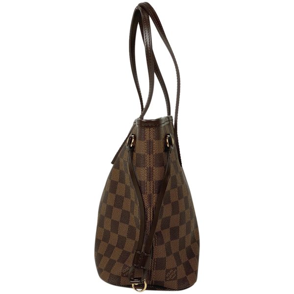 1000067288075 12 Louis Vuitton Neverfull PM Shopping Tote Bag Damier Brown