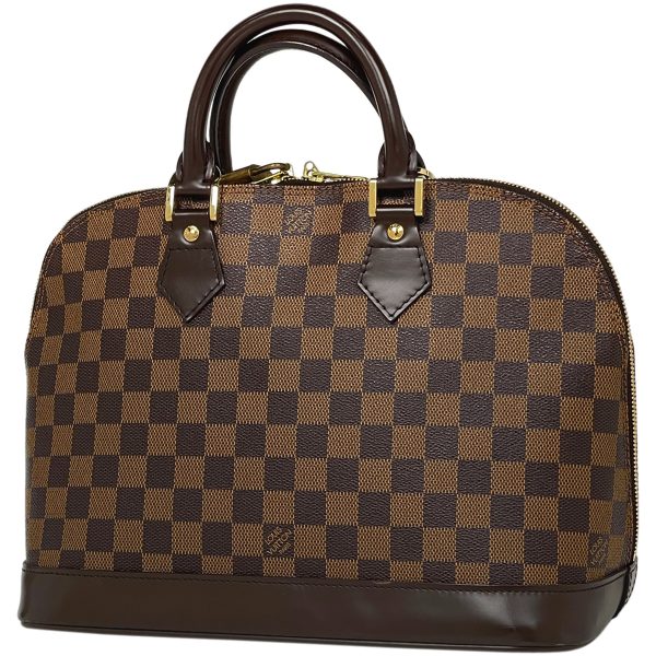 1000067288679 11 Louis Vuitton Alma Commuter Bag Damier Brown