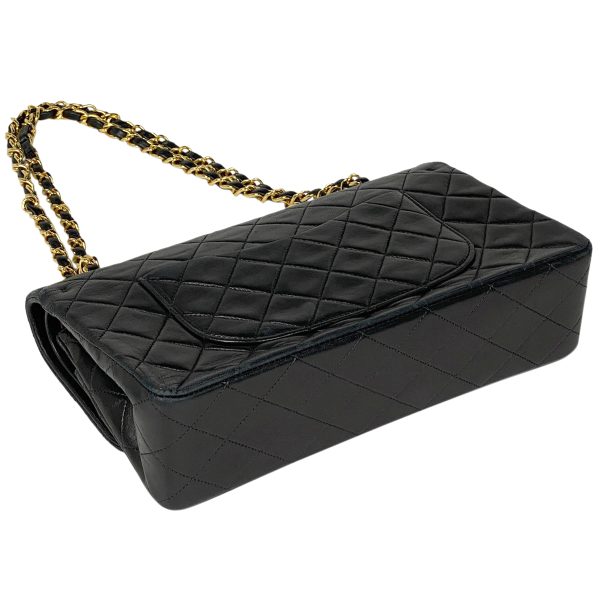 1000067359065 12 Chanel Coco Mark Tri Fold Wallet Matelasse Logo Tri Fold Wallet Caviar Skin Black