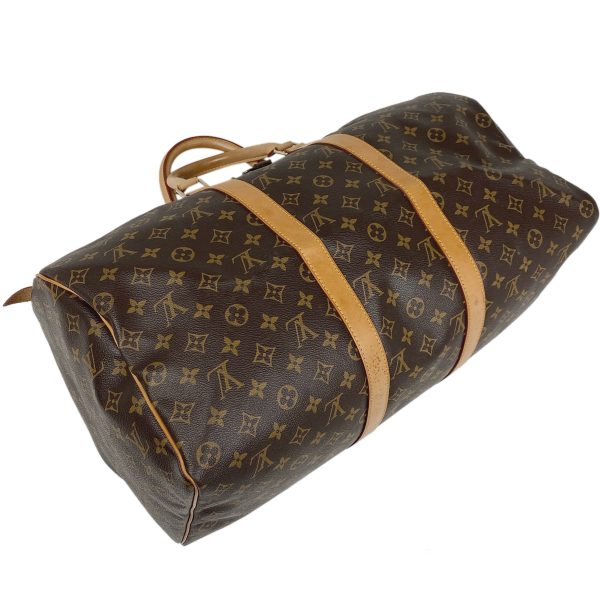 1000067480691 12 Louis Vuitton Keepall Handbag Monogram Brown