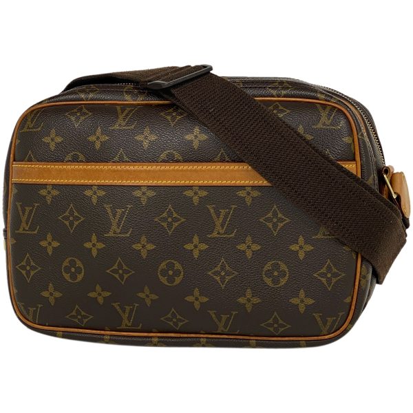 1000067510725 11 Louis Vuitton Reporter PM Crossbody Bag Monogram Brown