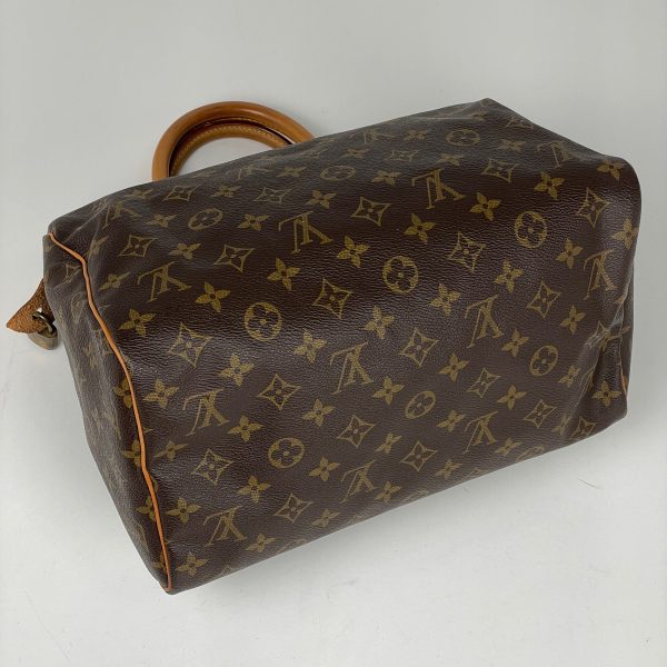 1000067517595 12 Louis Vuitton Speedy 30 Boston Bag Monogram Brown