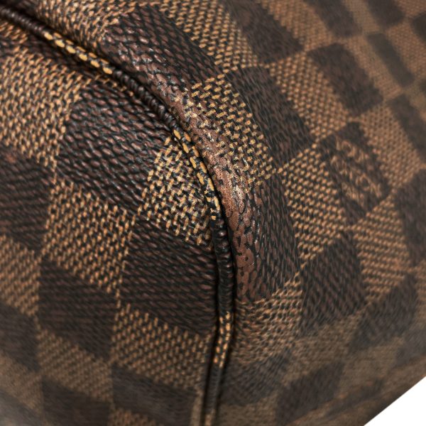 1000067594435 13 Louis Vuitton Neverfull MM Shoulder Bag Shopping Tote Bag Damier Brown