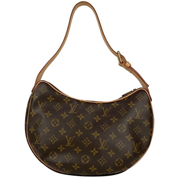 1000067603410 13 Louis Vuitton Croissant MM Shoulder Bag Monogram Brown