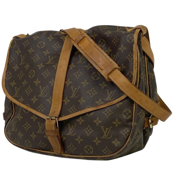 1000067612351 11 Louis Vuitton Saumur 35 Crossbody Shoulder Bag Monogram Brown