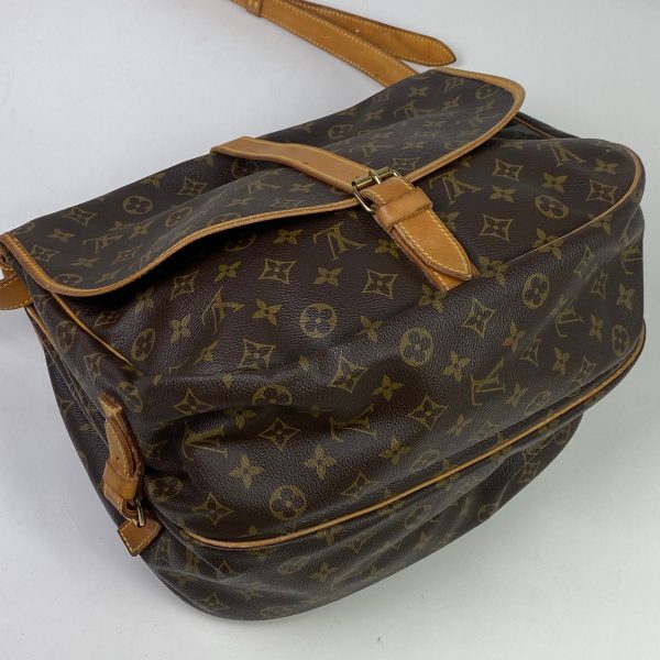 1000067612351 12 Louis Vuitton Saumur 35 Crossbody Shoulder Bag Monogram Brown