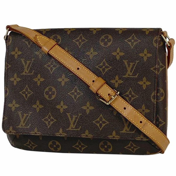 1000067631796 11 Louis Vuitton Musette Tango Shoulder Bag Monogram Brown