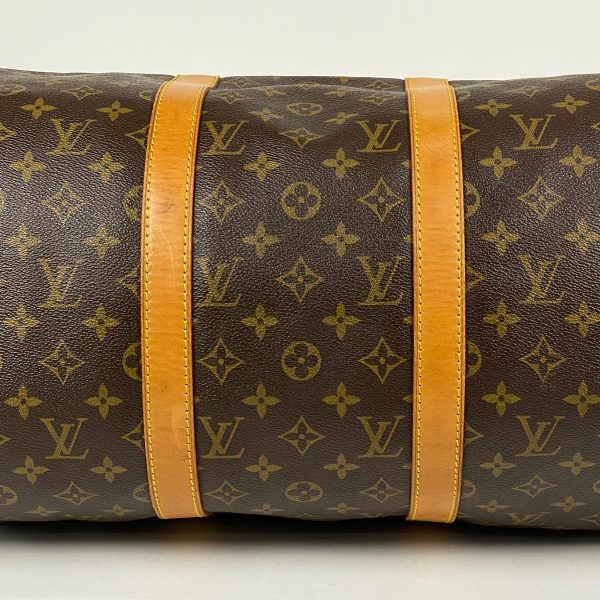 1000067631840 12 Louis Vuitton Keepall 50 Handbag Monogram Brown