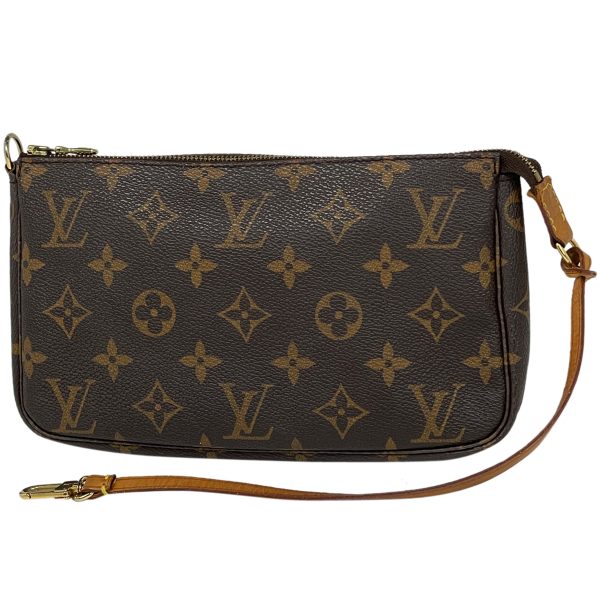 1000067704230 11 Louis Vuitton Pochette Accessories Makeup Pouch Monogram Brown