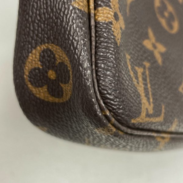 1000067704230 13 Louis Vuitton Pochette Accessories Makeup Pouch Monogram Brown