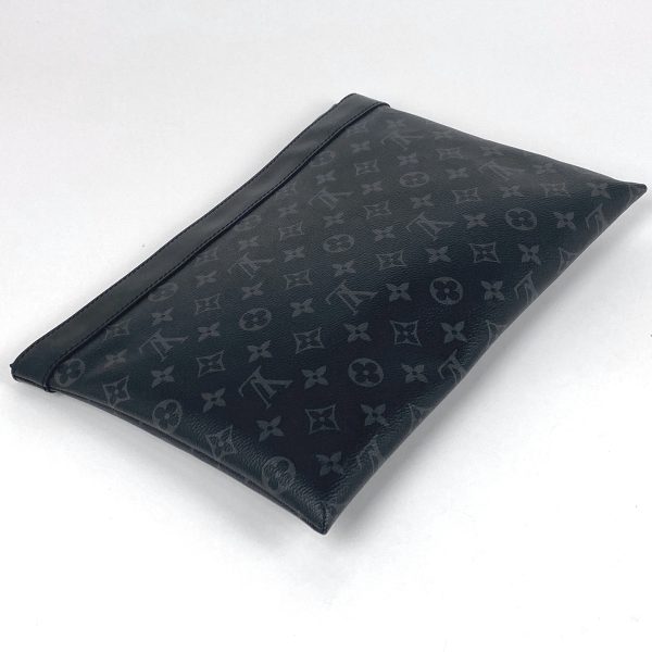 1000067784829 12 Louis Vuitton Pochette Discovery Clutch Bag Monogram Eclipse Black