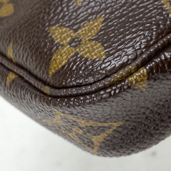 1000067787257 13 Louis Vuitton Mini Pochette Accessory Makeup Pouch Monogram Brown