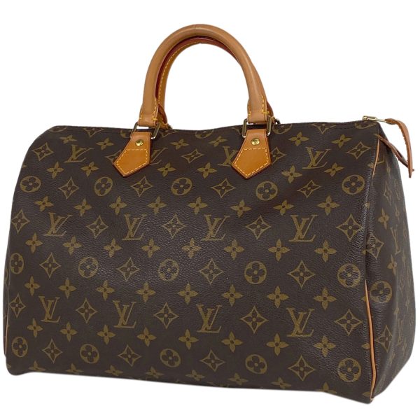 1000067864125 11 Louis Vuitton Speedy 35 Boston Bag Monogram Brown