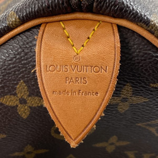 1000067864125 14 Louis Vuitton Speedy 35 Boston Bag Monogram Brown