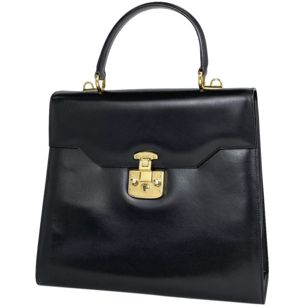 1000067897628 11 Gucci Ladylock Handbag Leather Black