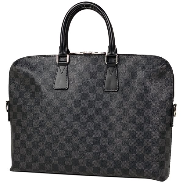 1000067900625 11 Louis Vuitton Porte Document Jules Briefcase Bag Graphite Black