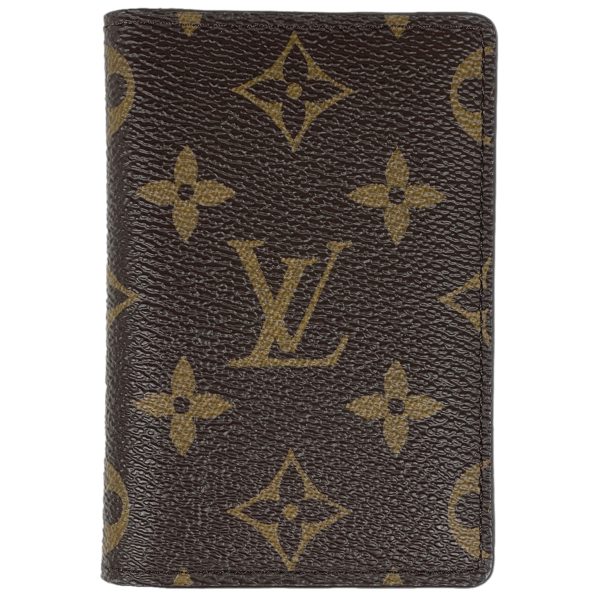 1000068089503 11 Louis Vuitton Organizer Depoche Card Holder Pass Case Monogram Brown