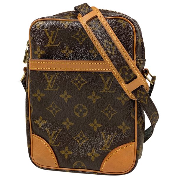 1000068165467 11 Louis Vuitton Danube Monogram Crossbody Shoulder Bag Brown