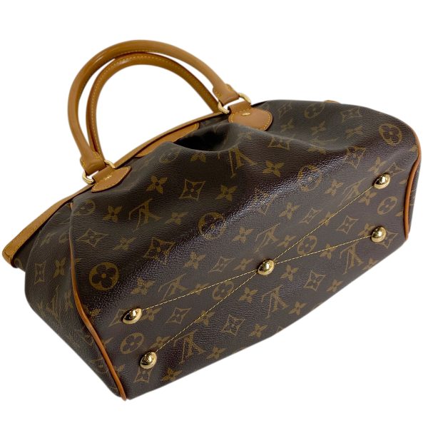 1000068193149 12 Louis Vuitton Tivoli PM Monogram Handbag Brown