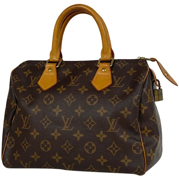 1000068198762 11 Louis Vuitton Speedy 25 Boston Bag Monogram Brown