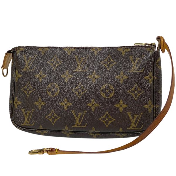 1000068211799 11 Louis Vuitton Pochette Accessories Makeup Pouch Monogram Brown